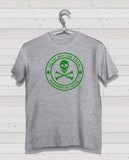 Celtic CSC Grey Short Sleeve TShirt -  Green Print