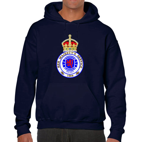 "HMS Crown!"  Rangers Casual Style Navy Hoodie