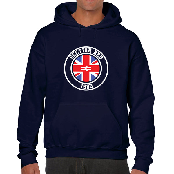 "Section Red!"  Rangers Casual Style Navy Hoodie
