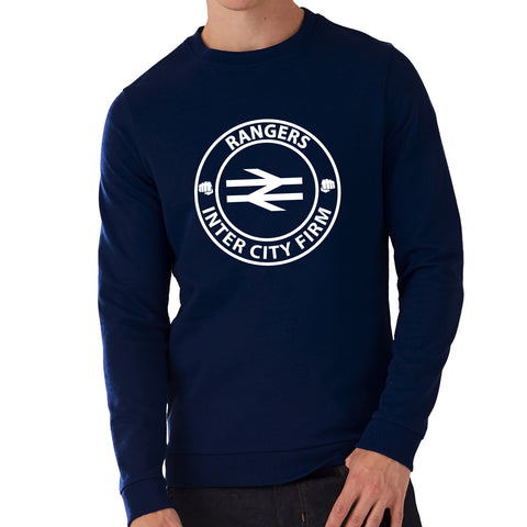 "Inter City Firm"  Rangers Casual Style Navy Sweatshirt