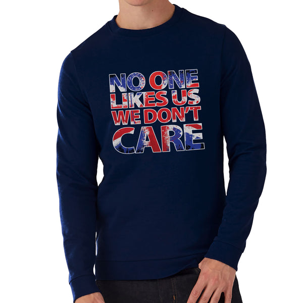 "No one like us!"   Navy Sweatshirt full colour print