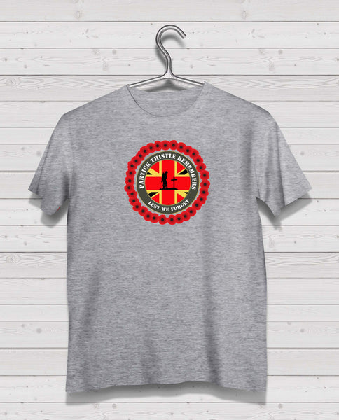 Partick Thistle Remembers - Grey TShirt