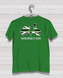 Scooter Style - Green Tshirt, Short Sleeve (Green/White/Black)