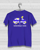 Scooter Style - Royal Tshirt, Short Sleeve (Blue/White/Yellow)