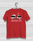 Scooter Style - Red Tshirt, Short Sleeve (Red/White/Black)