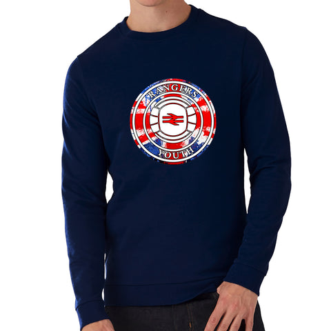 "Rangers Youth"  Rangers Casual Style Navy Sweatshirt