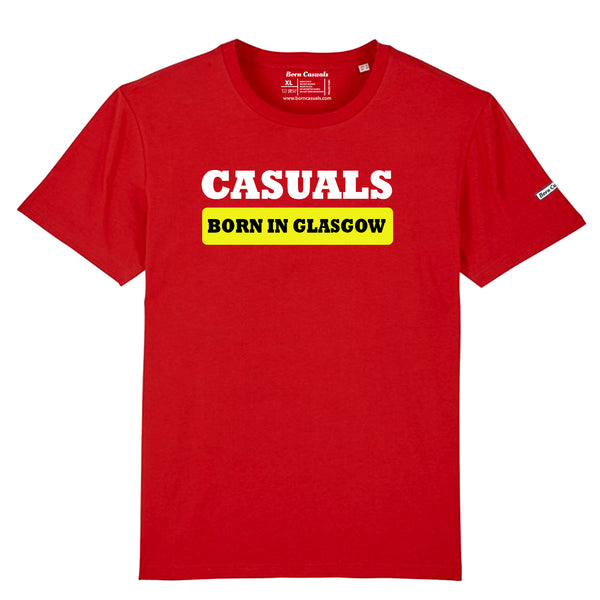 Casuals - Born in Glasgow (Red)